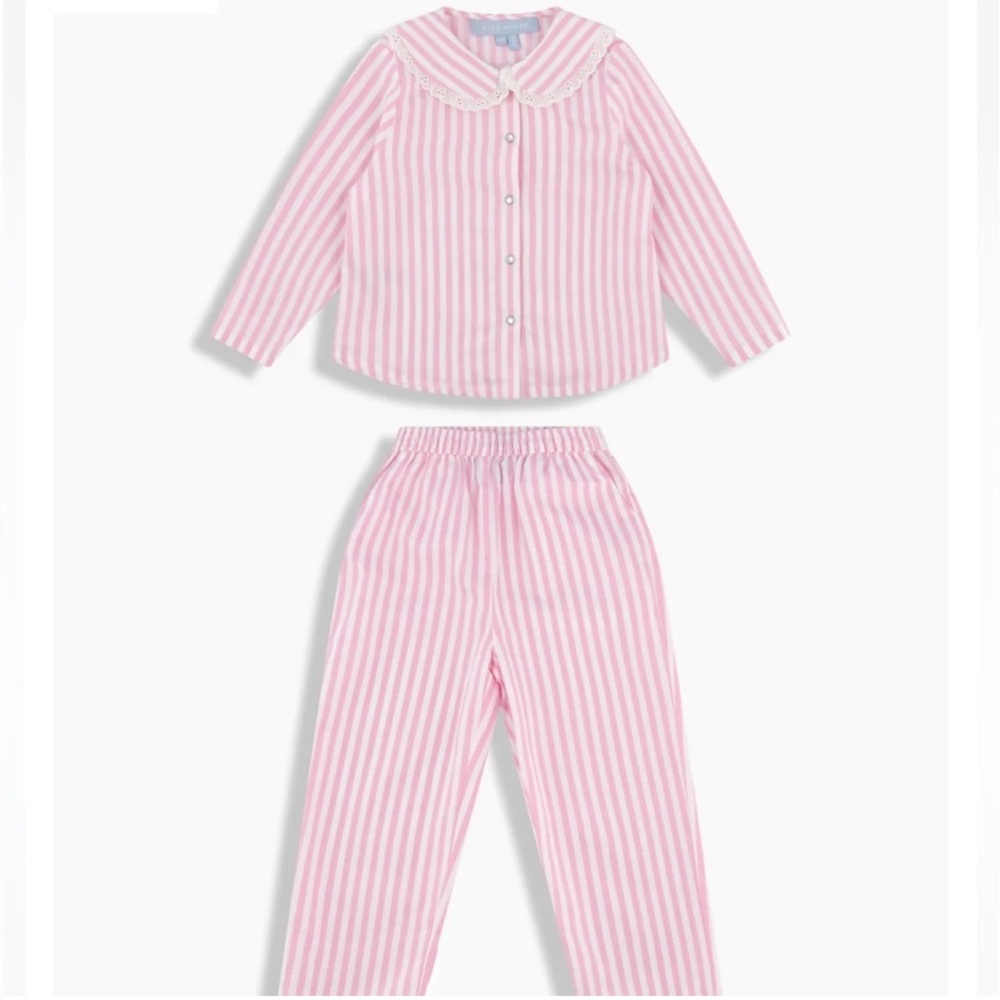 Hill House Striped Pajamas for girls 3/4t